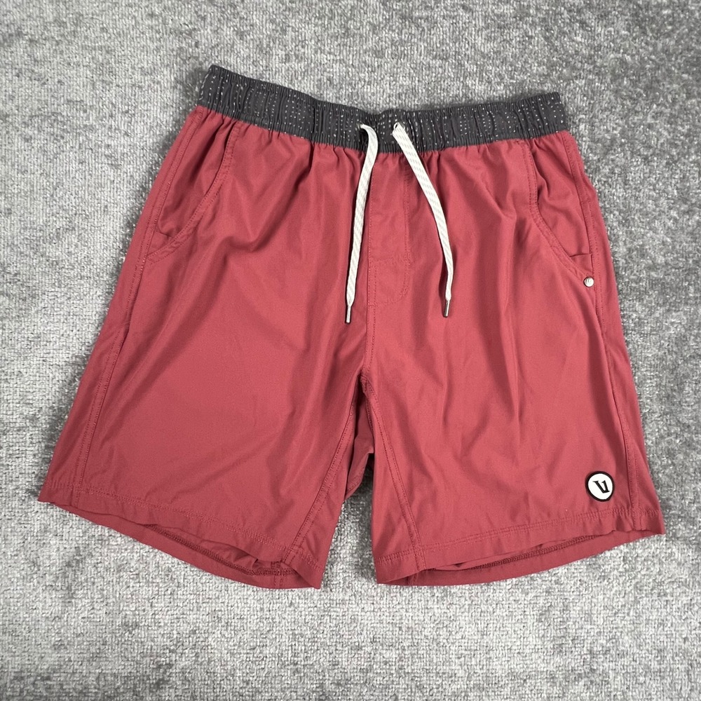 Vuori Kore Short V338 Terracotta Red Unlined Athletic Shorts Run Mens Size L